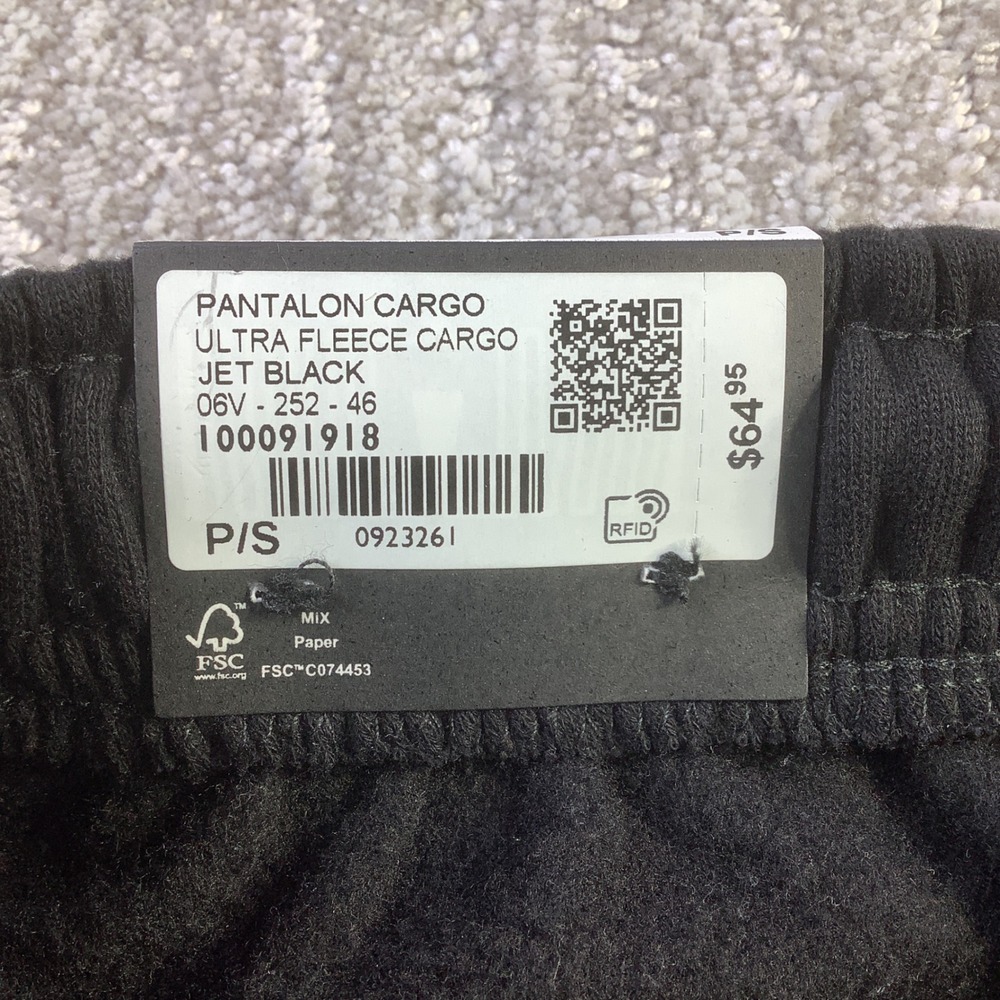 Garage UltraFleece Cargo Straight Sweatpants Jet Black Size Small NWT - Picture 5 of 14